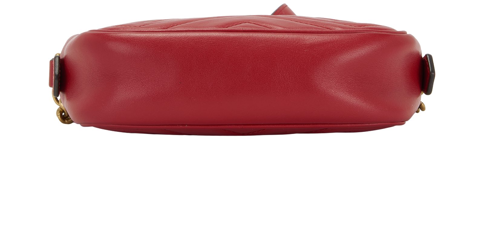 GG Marmont Mini Crossbody Bag, &pound;450, Handbags, Red, Leather, Top view